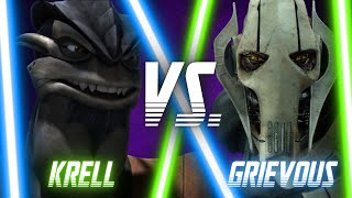 Pong Krell vs General Grievous  Star Wars Versus [upl. by Abdulla]