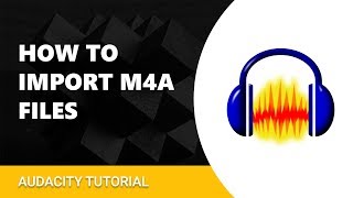 How To Import m4a Files In Audacity [upl. by Recnal]