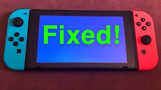 Nintendo Switch How to FIX blue screen Bricked EASY FIX [upl. by Weisman]