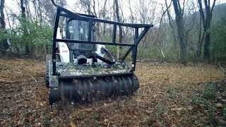 First Run  Bobcat T770 with Forestry Mulcher [upl. by Dreeda]