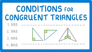 GCSE Maths  Congruent Triangle Rules 103 [upl. by Eenaj]