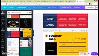 Tutorial 1 Crear un cuadro comparativo en Canva [upl. by Linet190]