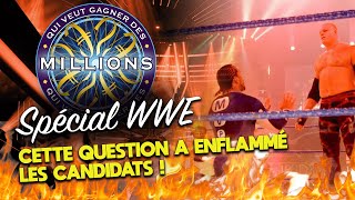 Une question brulante Qui veut gagner des millions version WWE [upl. by Magdala]