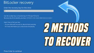 Bitlocker Recovery Key [upl. by Emmett]