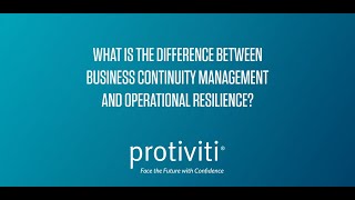 Understanding the Relationship Between Business Continuity Management and Operational Resilience [upl. by Oemor]