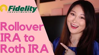 Convert Rollover IRA to Roth IRA STEPBYSTEP TUTORIAL AT FIDELITY [upl. by Winson]