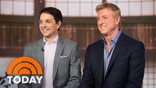 WaybackWednesday with Karate Kid Ralph Macchio and William Zabka l GMA [upl. by Moitoso]