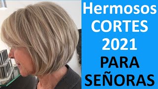 38 CORTES DE CABELLO CORTO DAMAS 2021 [upl. by Dettmer]