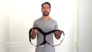 How to use the Posture Corrector Brace [upl. by Aveline]