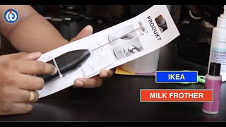 IKEA MILK FROTHER Review amp Battery Installation [upl. by Hoashis]