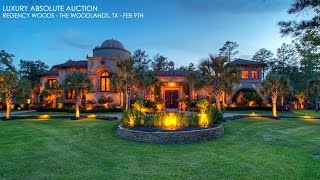 The Woodlands Texas Mediterranean Mansion For Sale  Golf Property [upl. by Aiyt462]