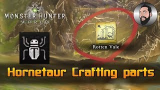 Hornetaur Shell amp Wing Location  Monster Hunter World [upl. by Leahcimrej360]