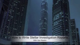 How To Write Investigation Reports [upl. by Erle907]