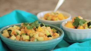 Easy Mango Jicama Cucumber Salad [upl. by Leonsis604]