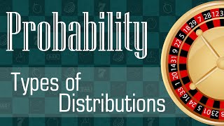 Probability Types of Distributions [upl. by Boccaj783]