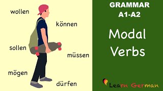 Learn German  German Grammar  Modalverben  Modal verbs  A1 [upl. by Feetal]