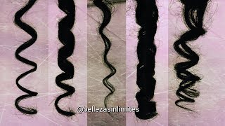 Como Hacer Diferentes Tipos de Rizos con el Rizador  Curl Types by Belleza sin Limites [upl. by Hynes697]