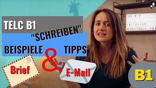 telc B1 Teil quotSchreibenquot  Beispiel und Tipps BriefEMail [upl. by Sulecram]