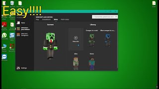 How to Change Your Skin In Minecraft JavaEasy [upl. by Avle595]