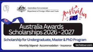 Australia 🇦🇺 Awards Scholarships 2026 Fully Funded AAS [upl. by Tnilc]