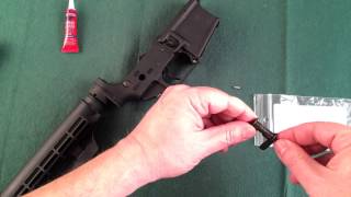 AR15 How to install an ambidextrous safety [upl. by Aisak]