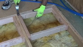 How to repair or replace a damaged section of subfloor [upl. by Inattyrb970]