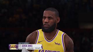 NBA Live 19 Gameplay  Jazz vs Lakers  EA Access [upl. by Ivan]