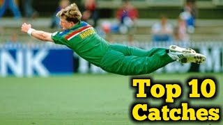 Top 10 Best Catches in Cricket History till 2020 [upl. by Annonyw706]