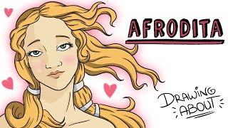 AFRODITA LA DIOSA DEL AMOR  Draw My Life [upl. by Anileda]