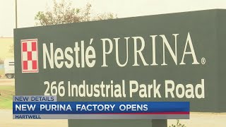 New Purina factory opens in Hartwell [upl. by Atikan]