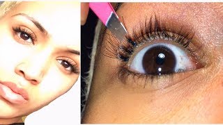 INDIVIDUAL LASH TUTORIAL😍 [upl. by Weirick605]