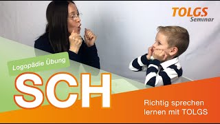 Logopädie Übung für Kinder – Lautbildung SCH [upl. by Lledraw]