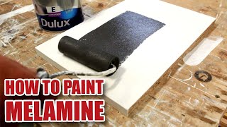 How Do I Paint Melamine DIY Tips [upl. by Keegan510]