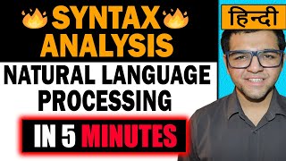 Syntax Analysis in Natural Language Processing [upl. by Choong]