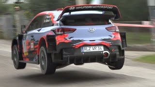 Thierry Neuville at Rally Legend 2019  Hyundai i20 WRC Launch Control Donuts Jumps amp More [upl. by Dez172]