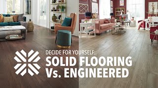 Wood Floors Solid vs Engineered Hardwood Ideas  LL Flooring [upl. by Enihpled]