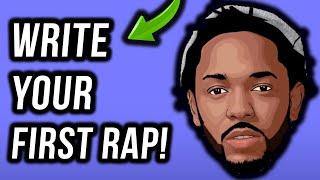 How To Write A Rap Your First Verse In Under 11 Minutes StepByStep [upl. by Flossi353]