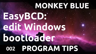 EasyBCD how to edit Windows bootloader [upl. by Okimik]