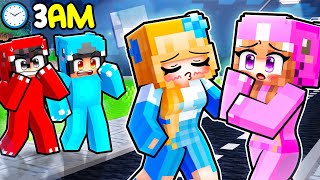 Crystal is SLEEPWALKING At 3AM In Minecraft [upl. by Haldane]