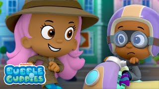 Detectives Molly amp Goby Chase Slimy Slugs  Bubble Guppies [upl. by Eenattirb]