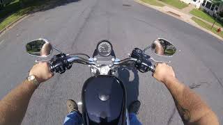 Harley Davidson Sportster 883 Review [upl. by Bolling]