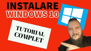 INSTALARE WINDOWS 10 TUTORIAL COMPLET [upl. by Asli319]