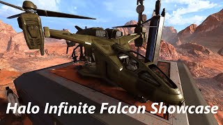 Halo Infinite Falcon Gameplay Showcase [upl. by Perkin]