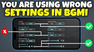 BGMI All New Basic amp Advance SETTINGSCONTROLS  Perfect BGMI Settings Guide  BGMI  Pubg Mobile [upl. by Giuseppe710]