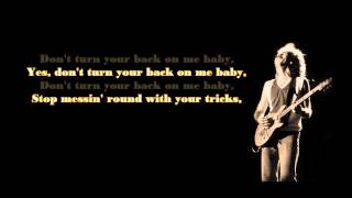 Santana  Black Magic Woman lyrics [upl. by Jump]