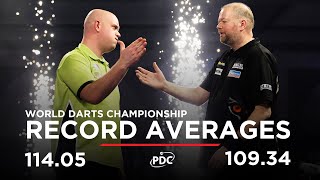 RECORDBREAKING AVERAGES Van Barneveld v Van Gerwen  2017 World Darts Championship [upl. by Greenlee]