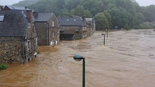 Wallonia Belgium Flooding  Aerial Footage 4K  July 2021  Lars Lion [upl. by Stav]