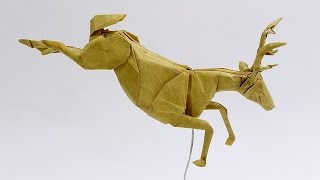 How to make an Origami Deer [upl. by Bathsheb479]