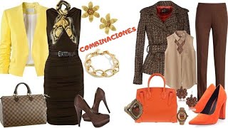 COMBINACIONES ELEGANTES CON CAFE✨ COMO COMBINAR EL COLOR CAFE🤍 OUTFITS CON CAFE🎀OUTFTIS WITH COFFEE [upl. by Netsrejk207]