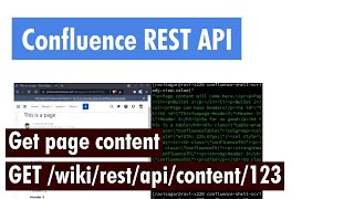 Confluence REST API  Get content body [upl. by Esiole]